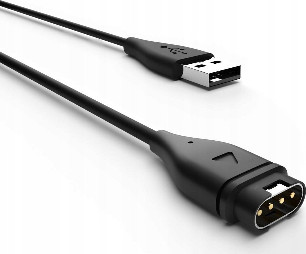Kabllo karikimi FIXED USB për Garmin Vivoactive 4S dhe orë të tjera Garmin, e zezë