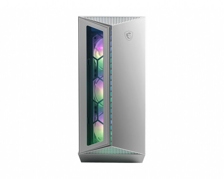 Куќиште за компјутер MSI MPG GUNGNIR 110R WHITE, стакло, бела боја