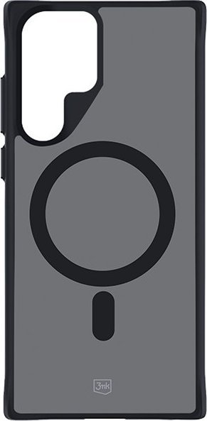 Mbulesë telefoni 3MK MagCase për Samsung Galaxy S22 Ultra 5G, MagSafe, gjysmë transparente smoke