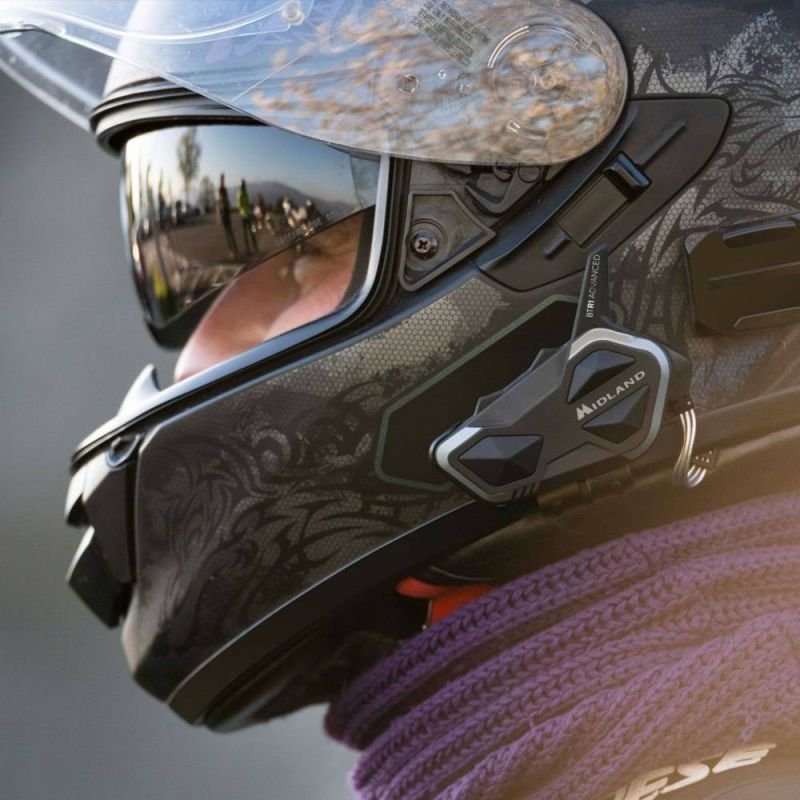 Interkom moto Midland BTR1 Advanced Twin Set, 1.2 km, Bluetooth, i zi