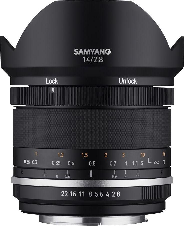 Објектив Samyang Canon EF 14mm F2.8 MF MK2, ултра широк агол, за full frame, црн