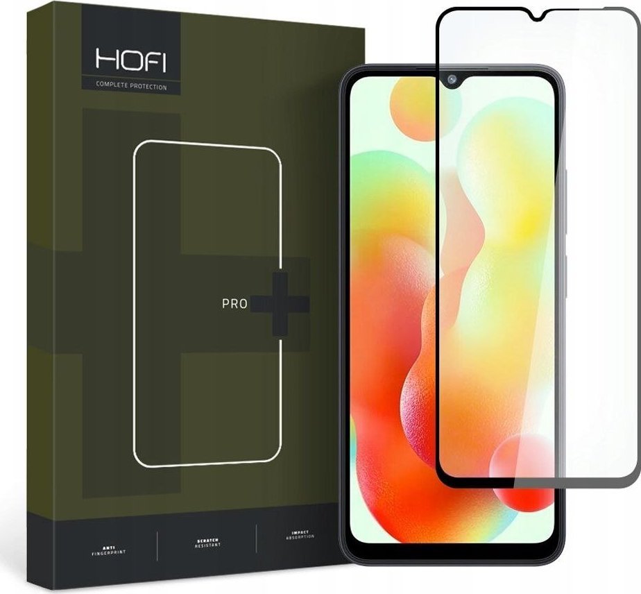 Xham mbrojtës Hofi Glass Pro+, për Xiaomi Redmi 12C, i zi