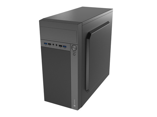 Kutia kompjuterike Natec Helix NPC-2038, microATX, micro tower, e zezë