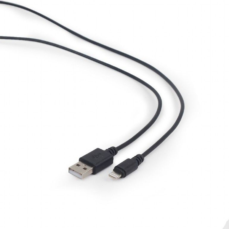 Kabllo Gembird USB-A Lightning, 3m, e zezë (CC-USB2-AMLM-10)