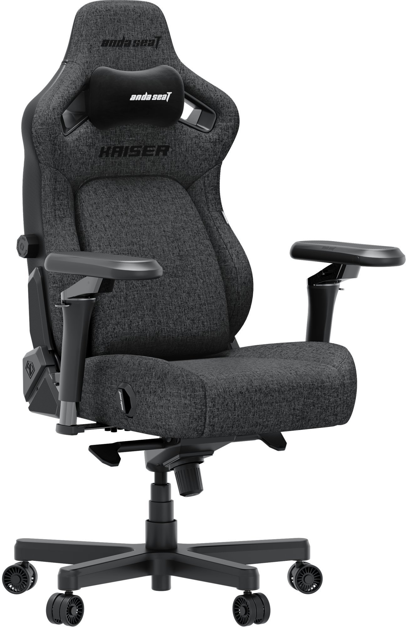 Karrige gaming Anda Seat Kaiser 4 V2 XL, ergonomike, gri e errët