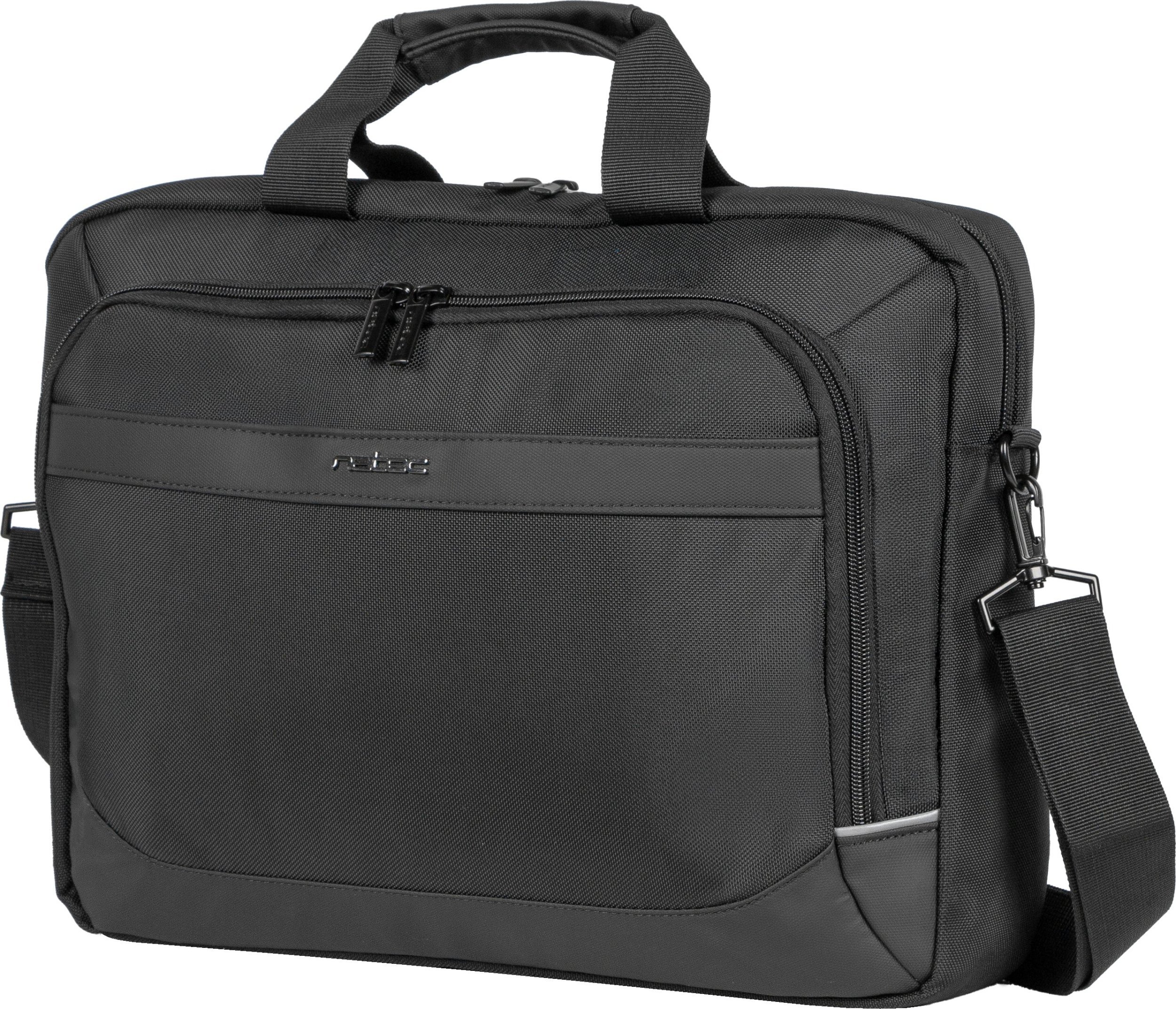 Set çantë dhe maus Natec Kudu Stork, 15.6", wireless, i zi