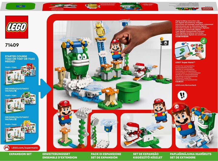 Set zgjerimi LEGO® Super Mario™ 71409 Big Spike Cloud Challenge, 540 pjesë