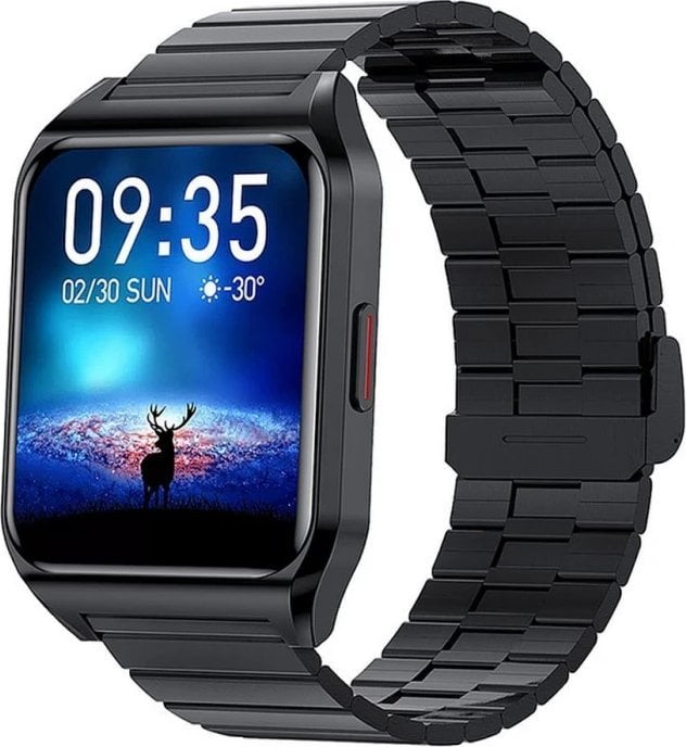 [OUTLET] Smartwatch Rubicon RNCE89, 1.69", thirrje telefonike, i zi