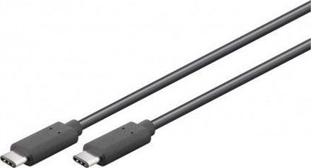 Kabllo USB Goobay USB-C në USB-C 66509, 3 m, 60 W, e zezë