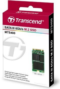 Disk SSD Transcend MTS400, 256GB, M.2 2242 SATA III