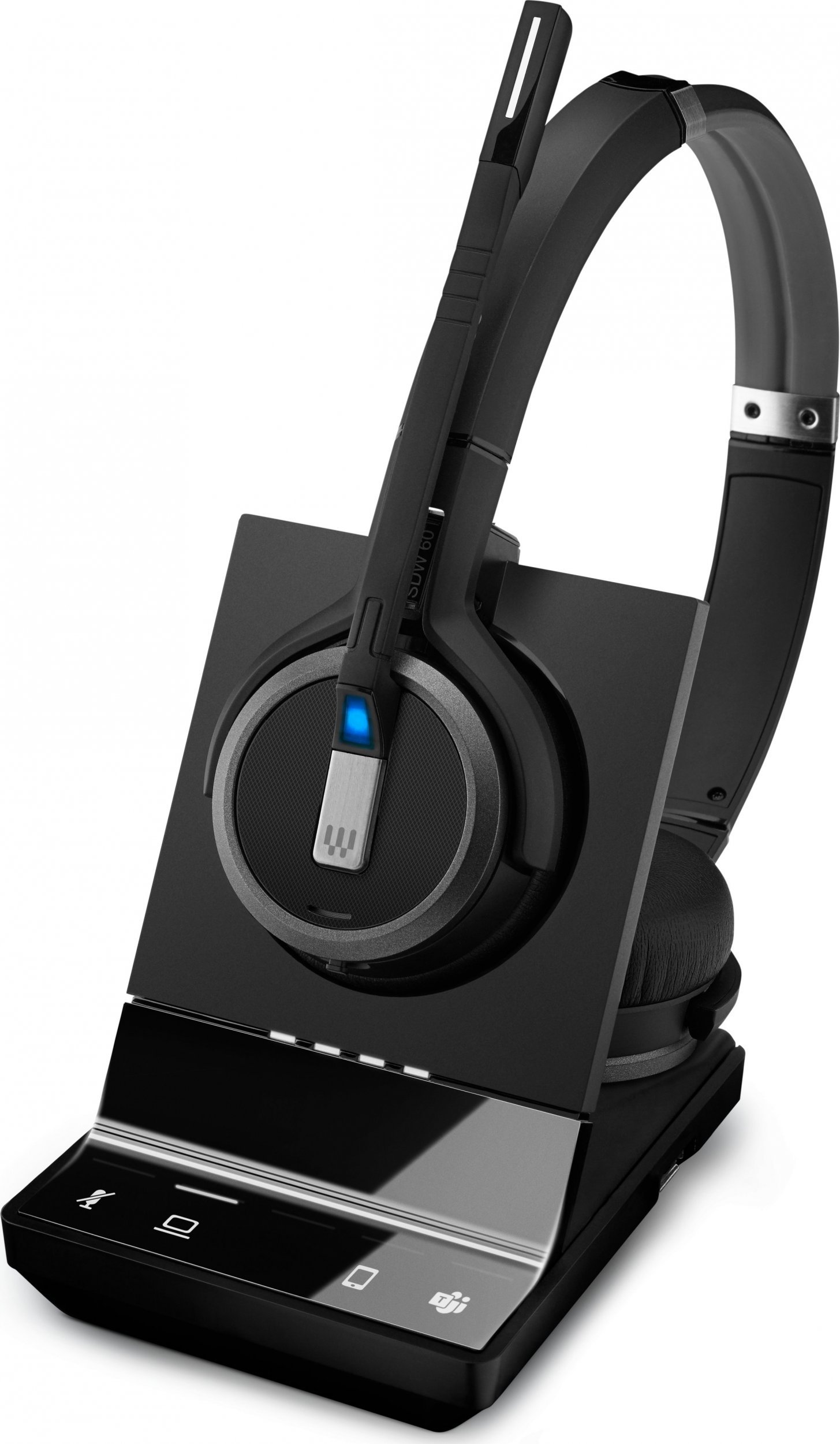 Kufje pa tela Epos Impact SDW 5063T, profesionale, me mikrofon, të zeza