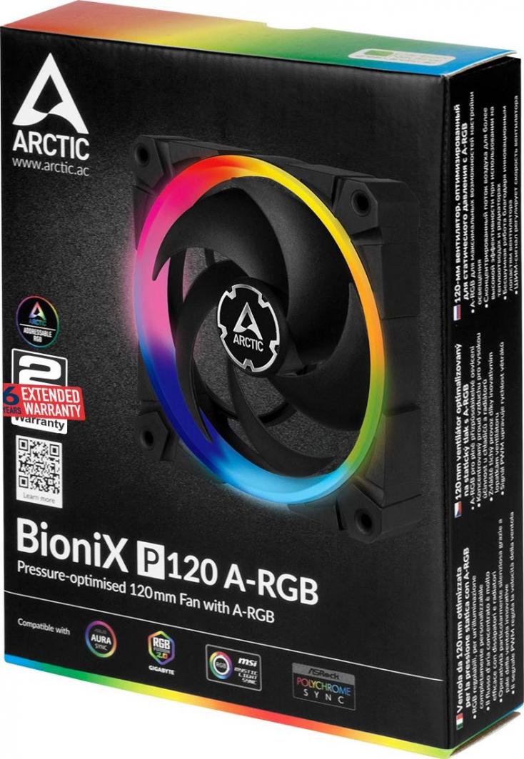 Ftohës Arctic BioniX P120 A-RGB, 120 mm