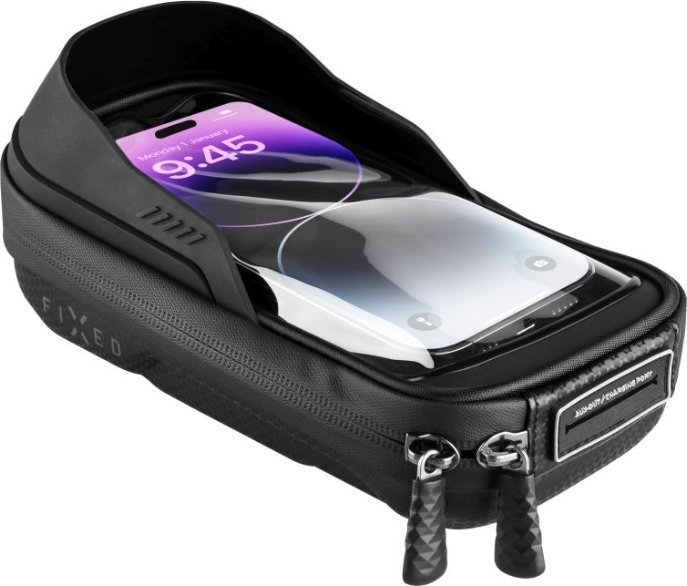 Çantë biçiklete FIXED Bikee Bag 2, për smartphone deri 6.8", e zezë