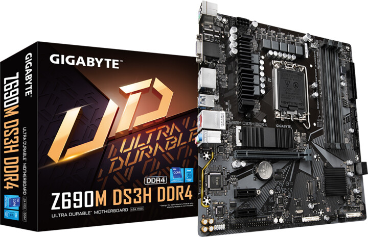 Pllakë amë GIGABYTE Z690M DS3H DDR4 - Intel Z690