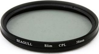 Filter polarizues Seagull CPL SLIM, 62mm, rrethor, i zi
