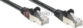 Kabllo patchcord Intellinet Network Solutions Cat.6, U/UTP, 2m, e zezë 