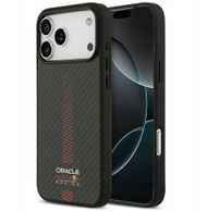 Kapak telefoni Red Bull Kevlar Powerbar MagSafe për iPhone 17 Pro Max, mbrojtës, i zi