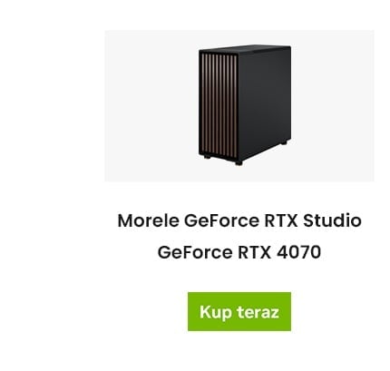 Kompjuter desktop Morele GeForce RTX Studio, Core i9-14900K, 64GB RAM, RTX 4070, 3TB SSD HDD, i zi