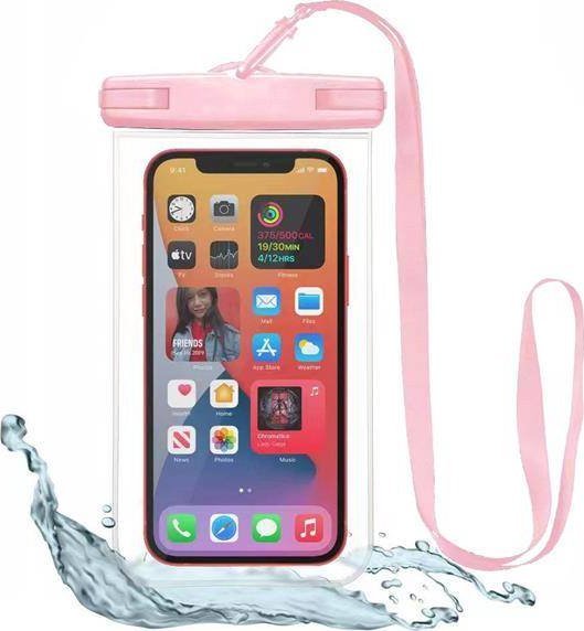 Futrollë universale e papërshkueshme nga uji Tech-Protect Universal Waterproof Case, deri 6.9", IPX8, rozë