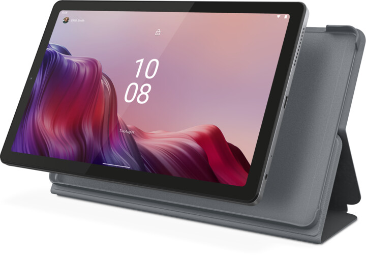 Këllëf Lenovo Folio për Tab M9, i hirtë
