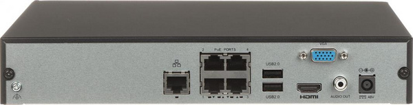 Regjistrues Uniarch NVR104E2 - P4, UHD 4K, i zi