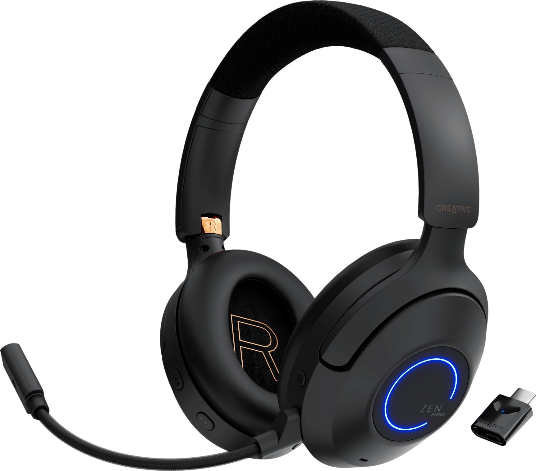 Kufje pa tela Creative Zen Hybrid Pro Classic, over ear, Bluetooth 5.3, të zeza