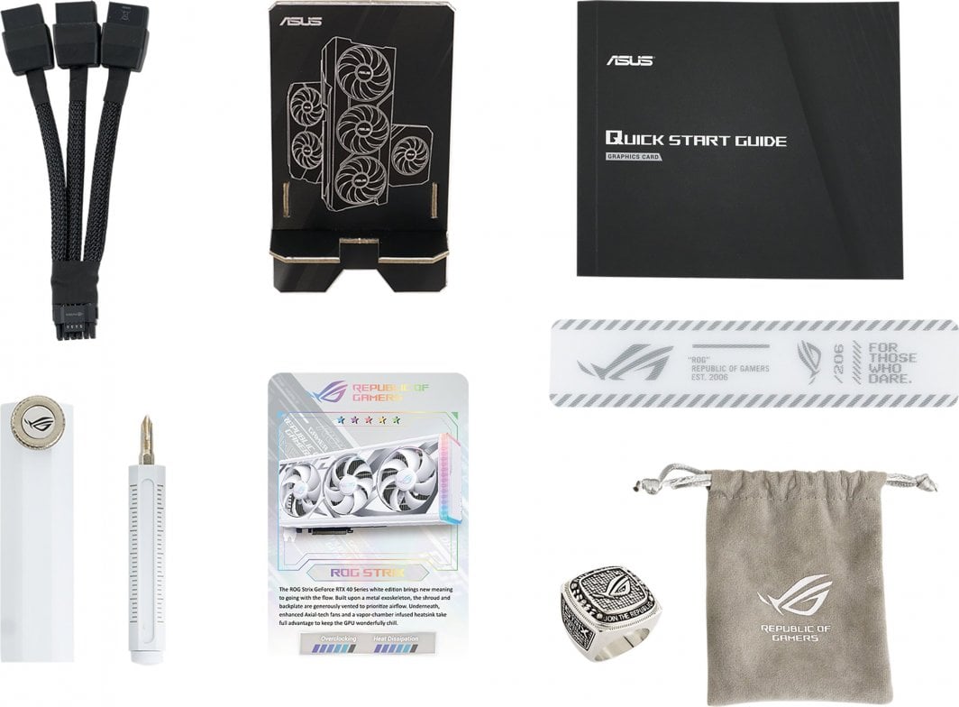 Kartelë grafike Asus ROG Strix GeForce RTX 4080 SUPER White OC 16GB GDDR6X