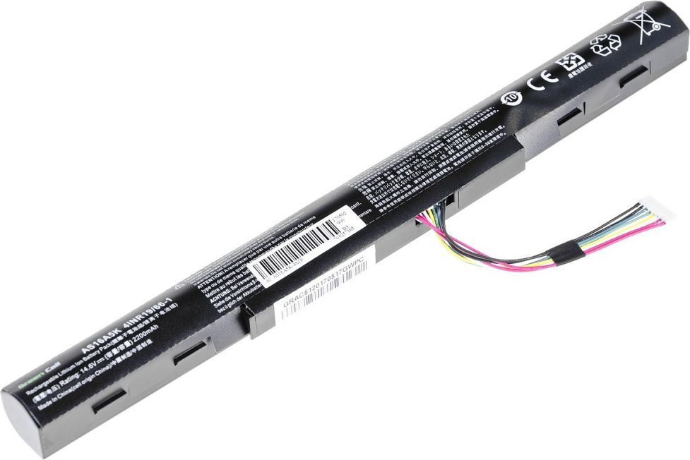 Батерија за лаптоп Green Cell AS16A5K për Acer Aspire E 15 E15 E5-575 E5-575G E 17 E17 E5-774 E5-774G (AC51)