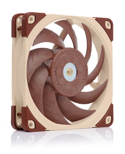 Ftohës Noctua NF A12x25 PWM, 12 cm, i kuq / bezhë