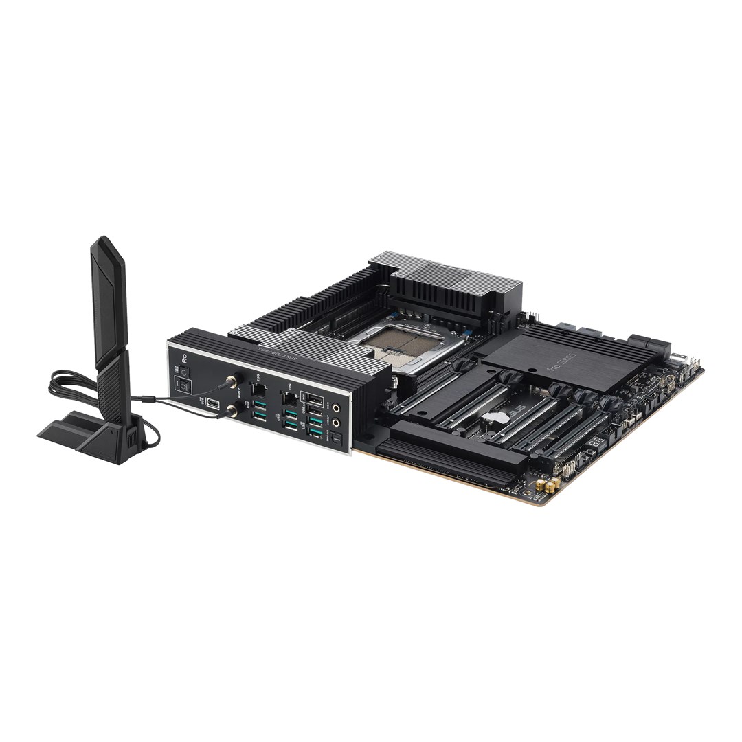 Pllakë amë Asus PRO WS TRX50-SAGE WIFI, DDR5, WiFi 7, e zezë