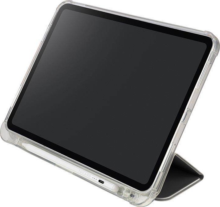 Mbulesë tabletë Tucano Satin Case për iPad 10.9" 2022 gjenerata e 10, me mbajtëse Apple Pencil, argjendtë