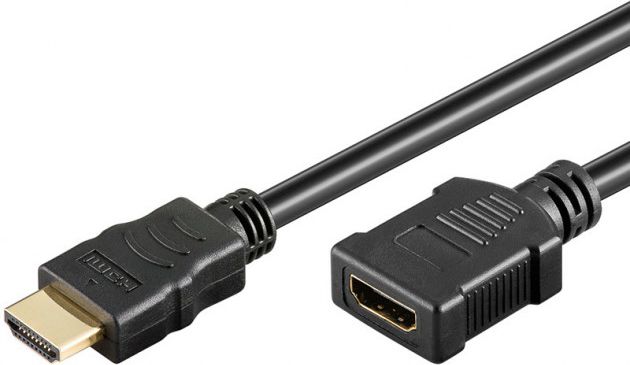 Kabllo Techly HDMI - HDMI, 7.5m, e zezë