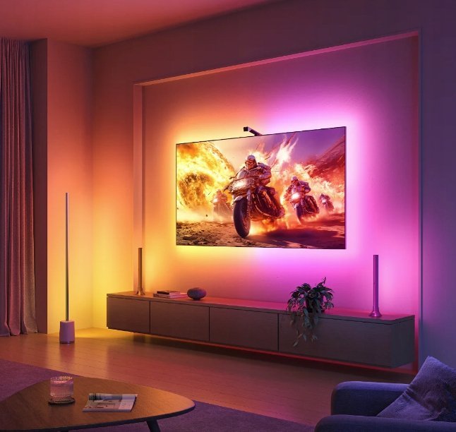 Dritë ambienti për TV Govee Envisual TV Backlight 3 Lite, 55-65", RGBIC+W, SMART