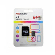 MicroSDHC Hikvision C1 64GB – Class 10, UHS-I, me Adapter SD
