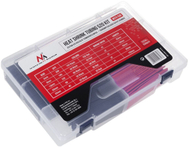 Set tuba termokunjorë Maclean MCTV-530, 520 copë, raport tkurrjeje 2:1 dhe 4:1, të zinj dhe të kuq