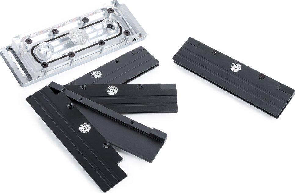 Ftohës memorie Bitspower Memory Cooler ARGB, set 4 copë, transparent