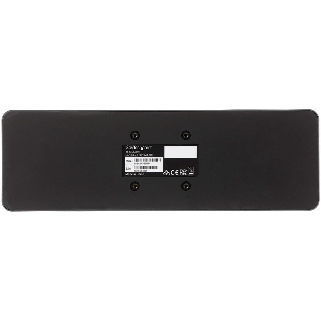 Stacion dokimi StarTech.com USB-C, Thunderbolt 4, 96W PD, e zezë