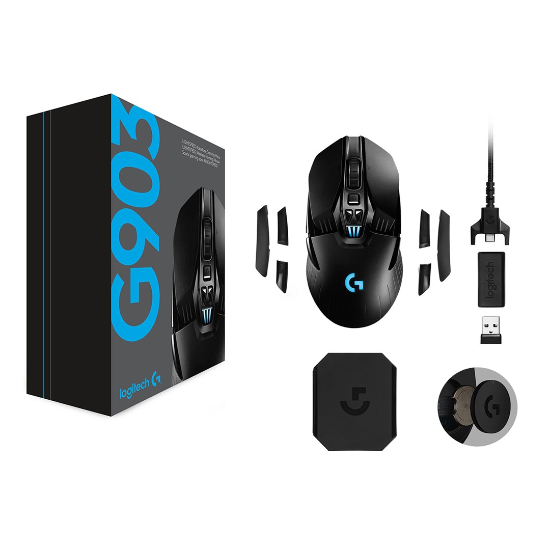 Maus gaming Logitech G G903 LIGHTSPEED, HERO 25K, i zi