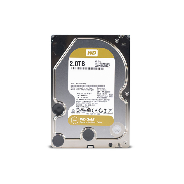 Hard Disk Western Digital Gold WD2005FBYZ, 2TB, 3.5", 7200RPM, 128MB Cache, SATA I, i artë