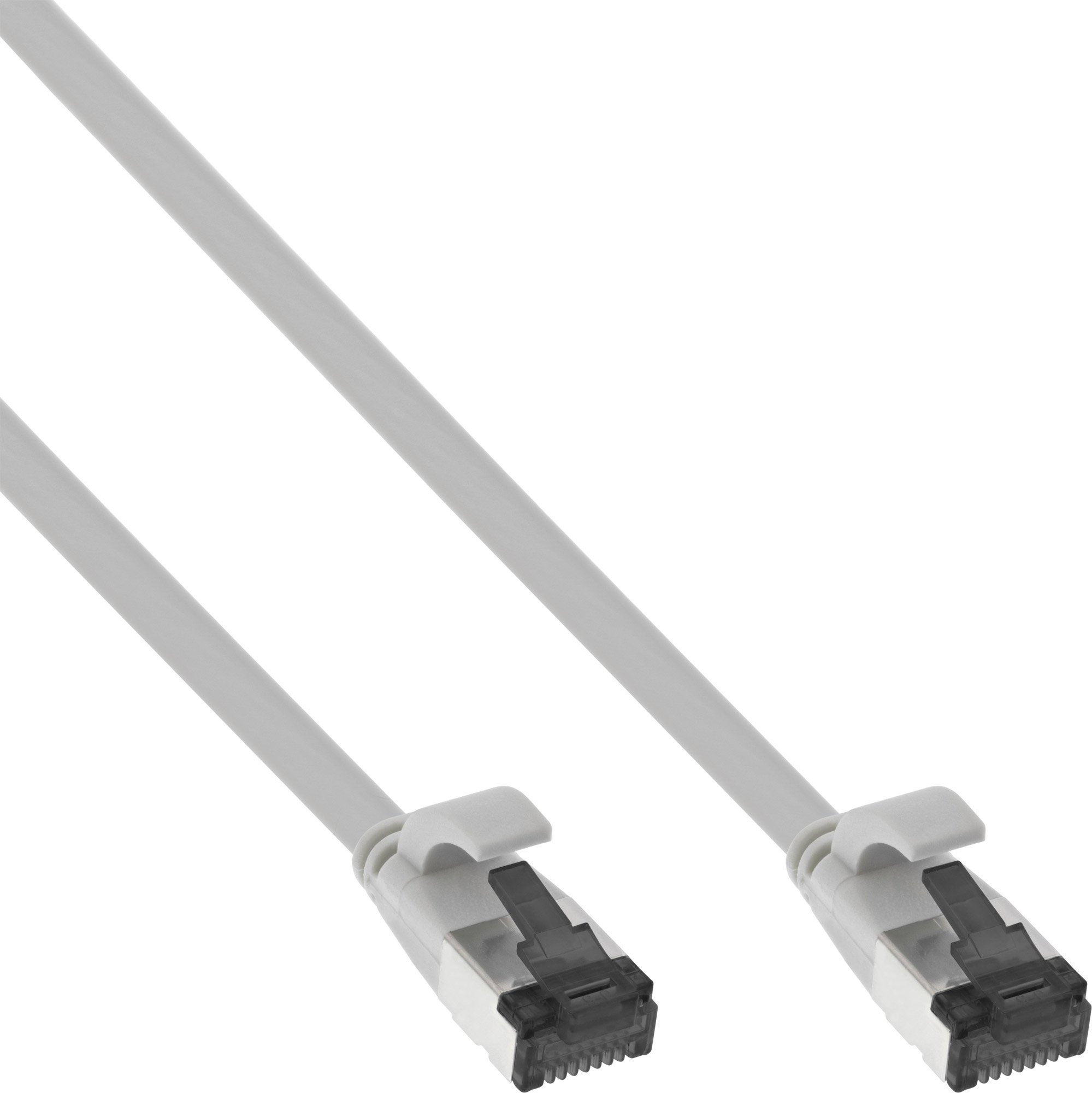 Kabllo rrjeti InLine Flat Cat.8.1, U/FTP, 1.5m, gri