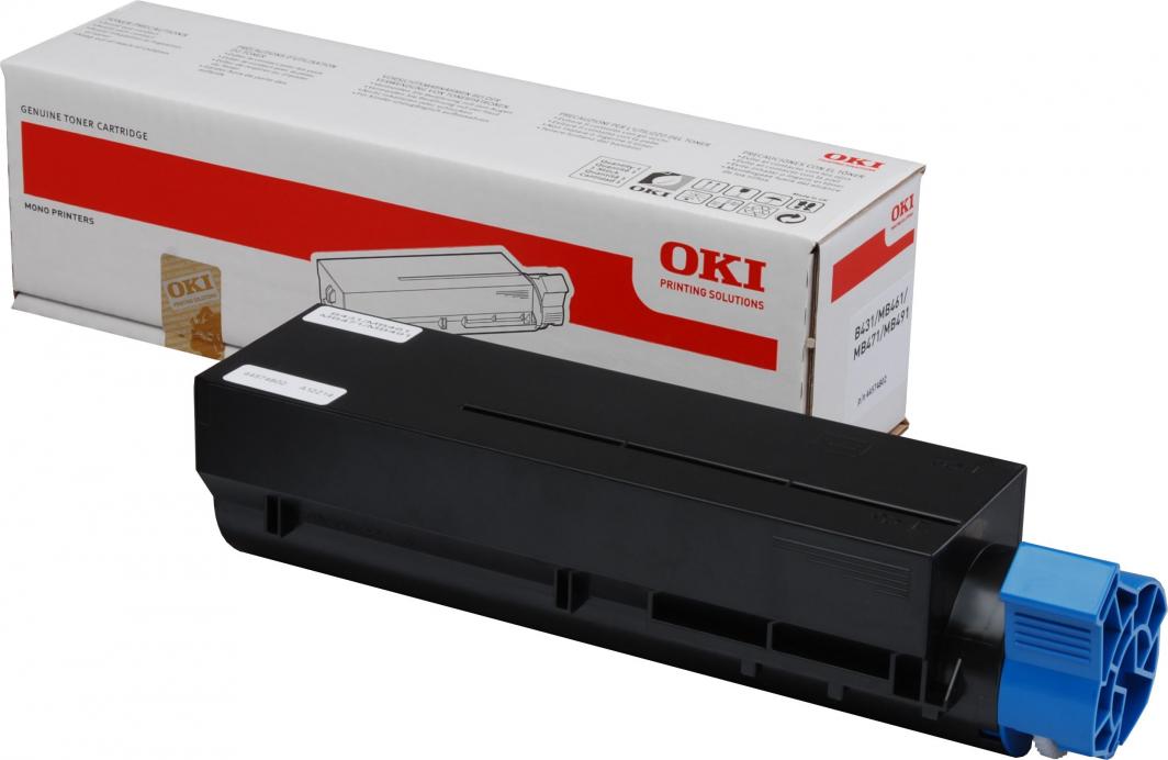 Ngjyrë për printer OKI 44574802, e zezë
