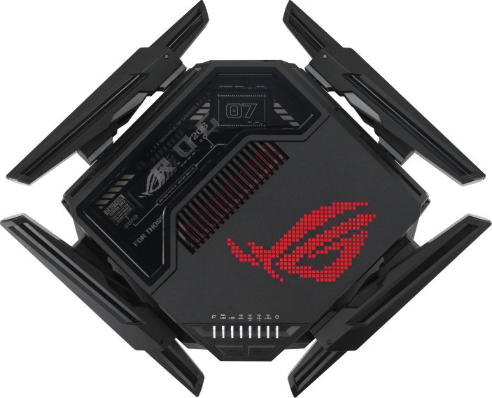 Ruter Asus ROG Rapture (GT-BE98), xDSL, 1x RJ45, WPA3, Wi-Fi 6