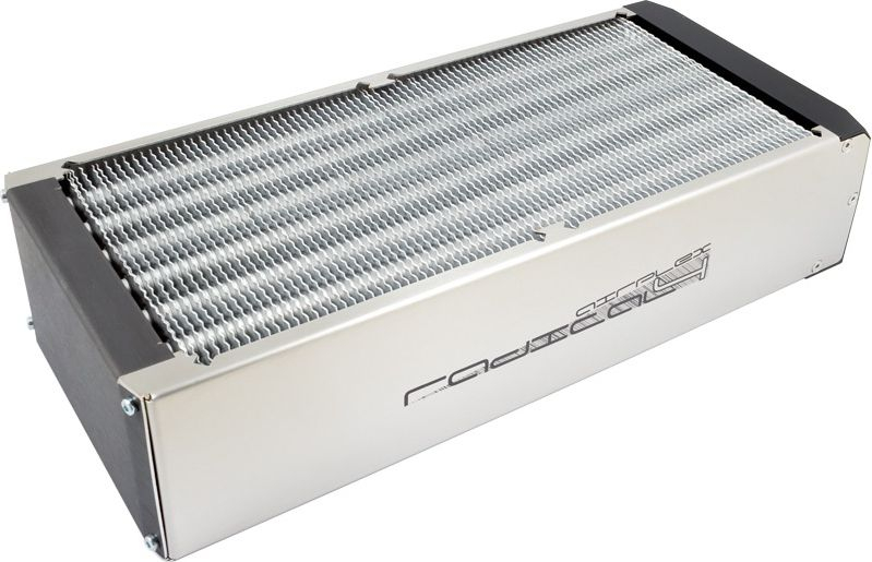 Radiator ftohës PC Aqua Computer airplex radical 4 280mm, alumini çelik inox bakër, i zi