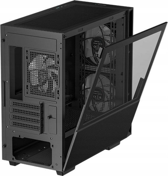 Kasë Deepcool CH360 ARGB, e zezë, Mini Tower