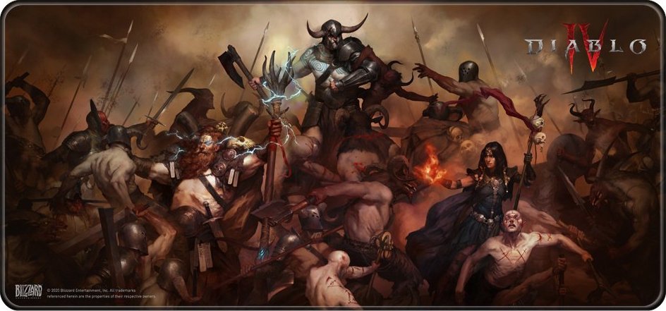 Mauspad FS Holding Ltd Diablo 4: Heroes, XL, i zi