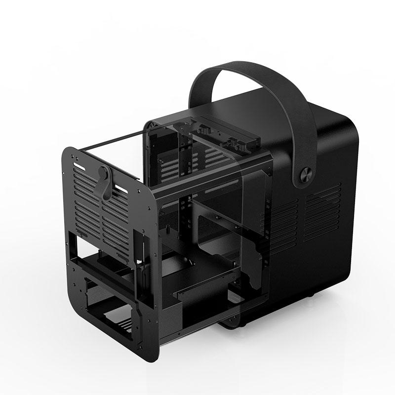 Kasë Jonsplus BO 100, e zezë, Small Form Factor