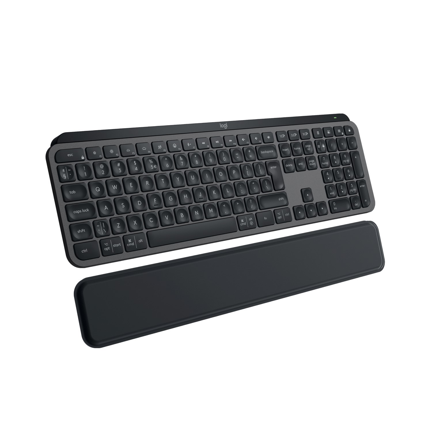 Tastierë Logitech MX Keys S Plus, US, e hirtë