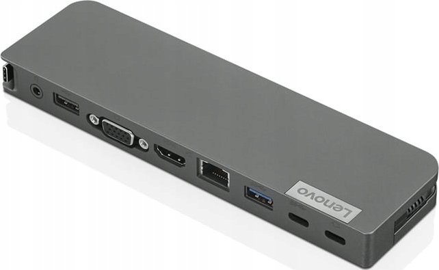 Docking station Lenovo Mini Dock 40AU0065IT, USB-C, i hirtë
