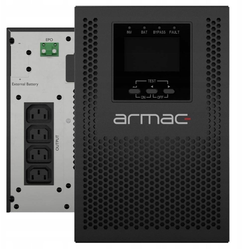UPS Armac Office On-Line PF1 1000VA, 1000W, ekran LCD, kasë metalike