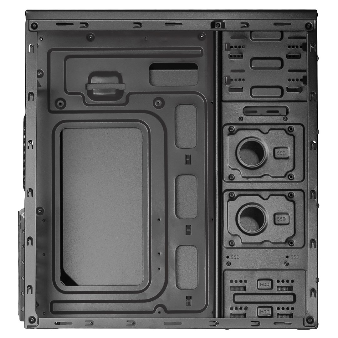 Kutia kompjuterike Akyga AK13BK, Micro Tower ATX, USB 3.0, e zezë